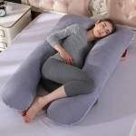  U-shaped pregnancy pillow is a full body pillow, fig. 1 