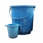  Plastic bathroom set of 2 pieces, bucket and cup - 10 litres, fig. 1 