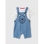  Winnie-The-Pooh Printed T-shirt and Denim Dungarees Set, fig. 1 