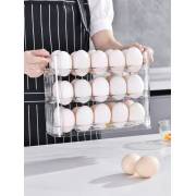  حامل بيض اكرلك شفاف - 3 أدوار - سعة 30 بيضة - (AZ-1154), fig. 3 