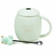  Bear Design Ceramic Mug with Lid and Spoon - 400 ml, fig. 2 