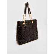  Quilted Handbag with Metallic Twin Handles and Magnetic Snap Closure, fig. 2 