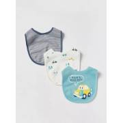  Set of 3 - Printed Bib with Snap Button Closure, fig. 1 