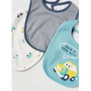  Set of 3 - Printed Bib with Snap Button Closure, fig. 6 