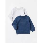  Set of 2 - Solid Round Neck Sweatshirt with Long Sleeves, fig. 1 