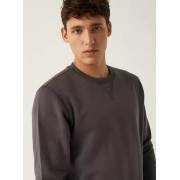  Solid Sweatshirt with Crew Neck and Long Sleeves - GREY, fig. 5 