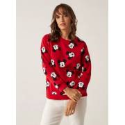 All-Over Mickey Mouse Print Sweatshirt with Long Sleeves and Crew Neck, fig. 2 