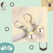 Pearl earring - Italian silver 925, fig. 1 