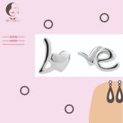  LOVE earring - Italian silver 925, fig. 1 
