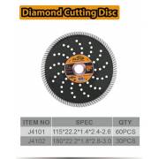  JUSTER Diamond Cutting Disc - 3.0 - 2.8*1.8*22.2*180, fig. 1 