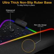  Mouse Pad - for professional gaming mouse and keyboard, luminous, water and cut resistant - large size, fig. 7 
