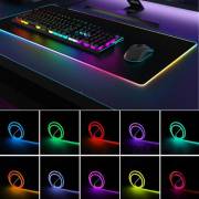  Mouse Pad - for professional gaming mouse and keyboard, luminous, water and cut resistant - large size, fig. 5 