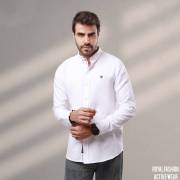  Men's shirt, Oxford material, Egyptian industry - white, fig. 1 