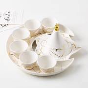  Ceramic Tea Cup Set with Tamriya and Cesar Large - 8 Pieces (ZA-7373), fig. 1 