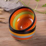  Colored lines ceramic bowl - 9 cm, fig. 1 