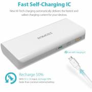  10000mAh Portable Charger, ROMOSS Solo 5 Power Bank, Dual Output External Battery Packs Compact Slim Thin for iPhone, iPad, Samsung and More, fig. 3 
