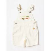  Solid Short Sleeves T-shirt and Embroidered Dungaree Set, fig. 4 