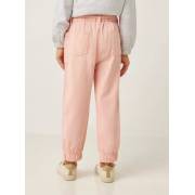  Solid Mid-Rise Tencel Pants with Tie-Up Belt and Pockets - pink, fig. 3 