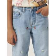  All-Over Embroidered Jeans with Button Closure and Pockets, fig. 4 