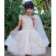  Girls Tulle Dress with Sequins Chest (3 - 10 Years), fig. 1 
