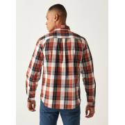  Check flannel shirt with long sleeves and pocket, fig. 3 