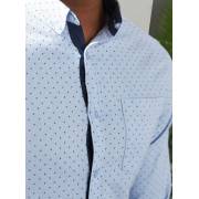  Oxford shirt with long sleeves, button-down collar, pocket and prints, fig. 2 