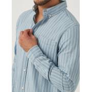  Slim fit striped shirt with long sleeves and pocket, fig. 3 