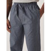  Striped pajama pants with drawstring closure and pockets, fig. 2 