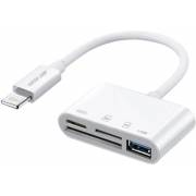  GREEN LION 4-in-1 OTG ADAPTER Dual Lightning to SD TF USB |GN4IN1ADLGWH, fig. 1 