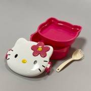  Lunch box two slots with Hello Kitty spoon - AZ-1351, fig. 1 