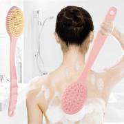  2 in 1 silicone brush / comb together back massage for shower, fig. 1 