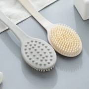  2 in 1 silicone brush / comb together back massage for shower, fig. 5 