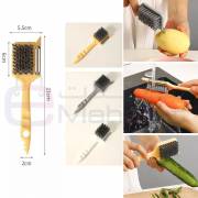  Vegetable cleaning brush with peeler, fig. 3 