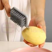  Vegetable cleaning brush with peeler, fig. 4 