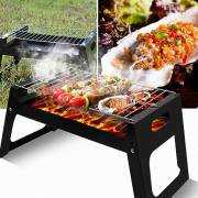  Portable foldable charcoal grill, fig. 5 