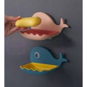  Dolphin shaped adhesive soap stand, two layers, detachable, fig. 2 