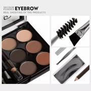  Professional Eyebrow Contour Palette Set with 6 Eyebrow Powders, Eyebrow Stencils, fig. 6 