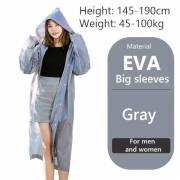  Raincoat with very strong and thick EVA hoodie, fig. 2 