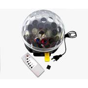  Rotating disco ball with lights in multiple colors for parties, powered by charging, fig. 2 