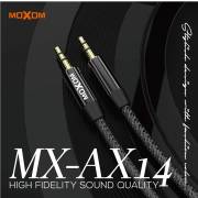  وصلة صوت AUX موكسوم MX-AX14 مسمار 2 متر MOXOM MX-AX14 Wire 3.5mm Aux Audio 2M Braided Wire Cable, fig. 2 