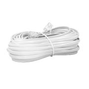  Telephone Line Cord 5 Ft white, fig. 1 