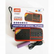  راديو رقمي محمول JOC راديو FM، يعمل بالبطارية وصوت ثلاثي الأبعاد قوي جدًا وإشارة ممتازة (موديل-H798BT) اللون (أحمر وأسود) - بلوتوث - منفذ ذاكرة - USB, fig. 3 