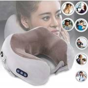  U-shape travel electric neck massager pillow, fig. 2 