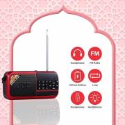  راديو رقمي محمول JOC راديو FM، يعمل بالبطارية وصوت ثلاثي الأبعاد قوي جدًا وإشارة ممتازة (موديل-H798BT) اللون (أحمر وأسود) - بلوتوث - منفذ ذاكرة - USB, fig. 10 