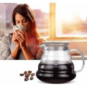  وعاء قهوة مقطرة زجاج حراري مقلم بيد - 500 مل, fig. 2 