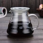  وعاء قهوة مقطرة زجاج حراري مقلم بيد - 500 مل, fig. 3 