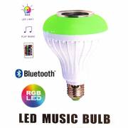  مكبر صوت - LED Bluetooth4.0 لمبة موسيقى  متغيرة الألوان مع جهاز  تحكم عن بعد -  لمبة إضاءة  LED E27 12W للمنزل / المسرح, fig. 5 