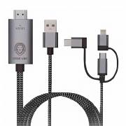  GREEN LION 3 in 1 HDMI Cable 1.8m, fig. 1 