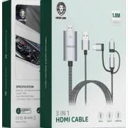  GREEN LION 3 in 1 HDMI Cable 1.8m, fig. 4 