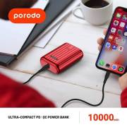  Porodo Power Bank, PD Ultra Compact Portable Wireless Power Bank 10000mAh, fig. 4 